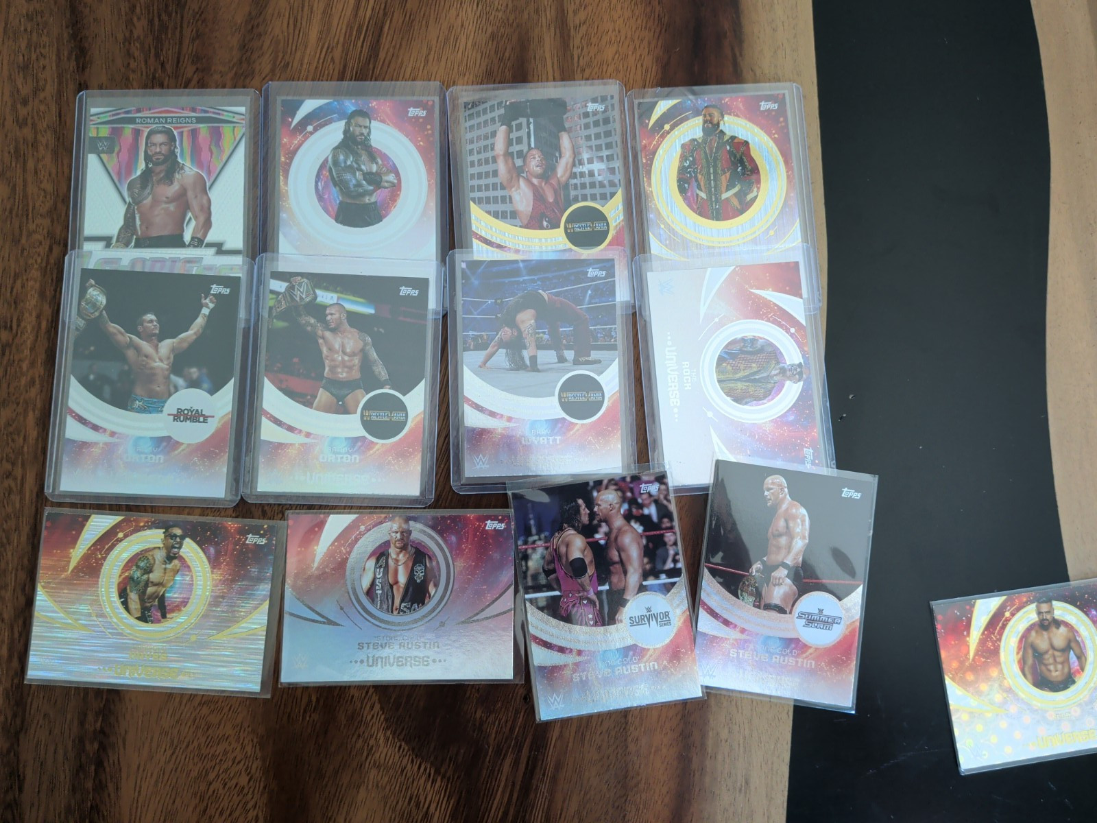 Huge Mixed Lot Of WWE Cards 100+ cards. Chrome/Elite/Universe PLEASE READ…