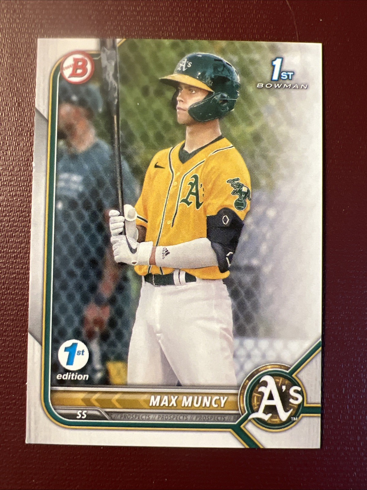 2022 Bowman – Prospects Max Muncy #BP-89 (RC) 1st BOWMAN! 1st EDITION!