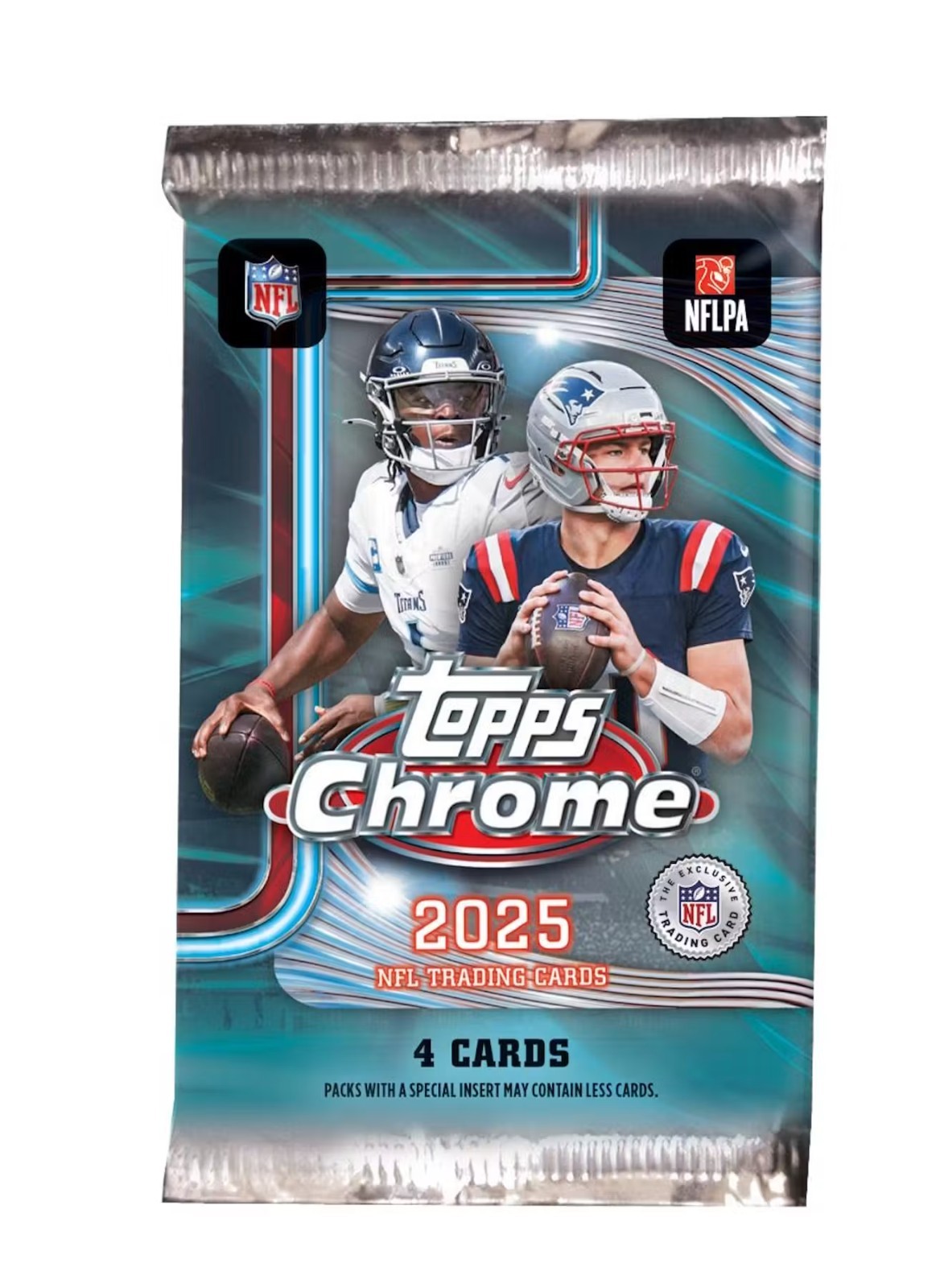 2025 Topps Chrome NFL Refractors & Rookies : Complete Your Set~Pick Your Card