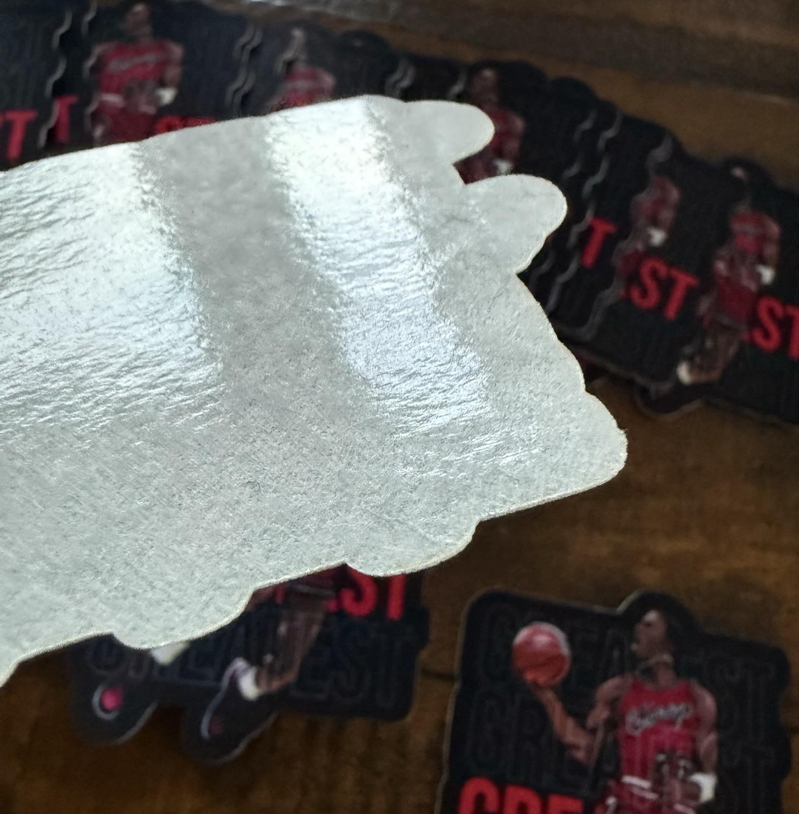 (Lot of 3) Michael Jordan 23 Air Chicago Bulls Iron On Patch MJ ICON Logo 3in