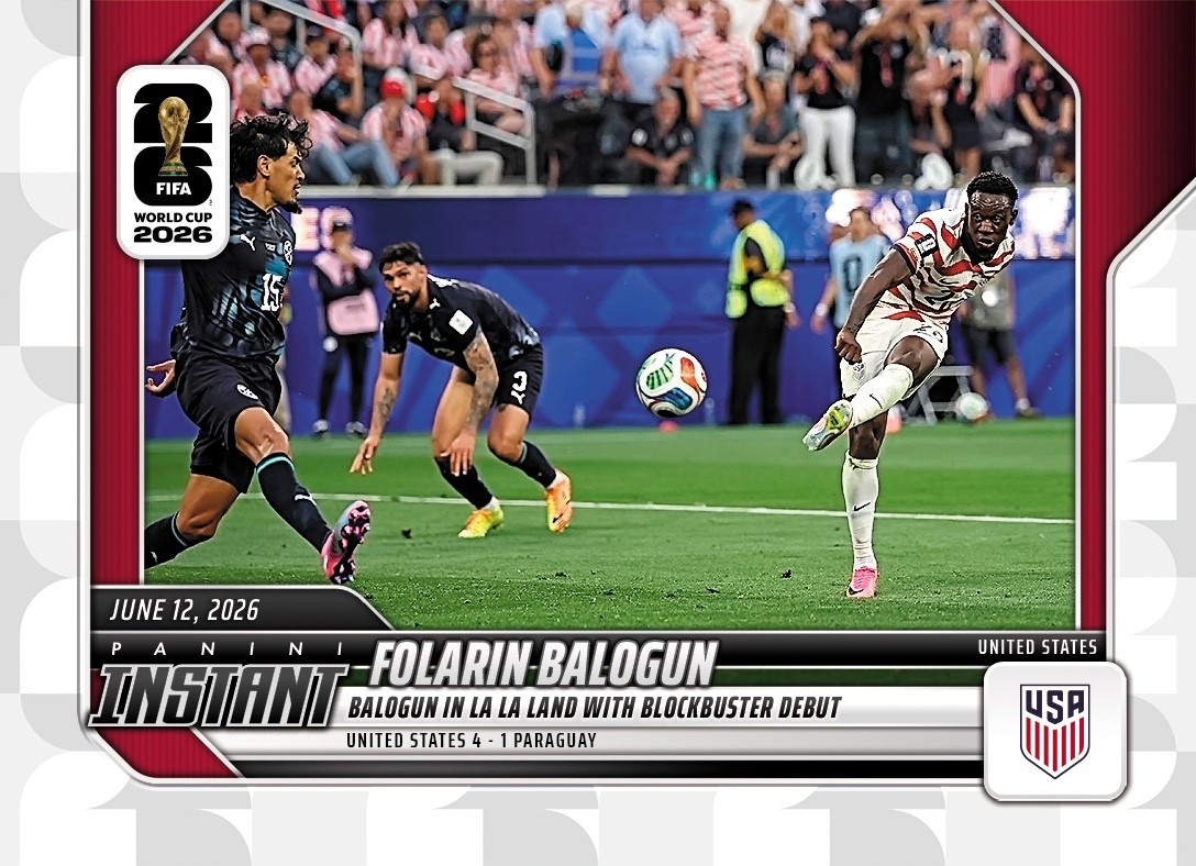 Folarin Balogun 2026 Panini Instant FIFA World Cup #9 United States – Presale