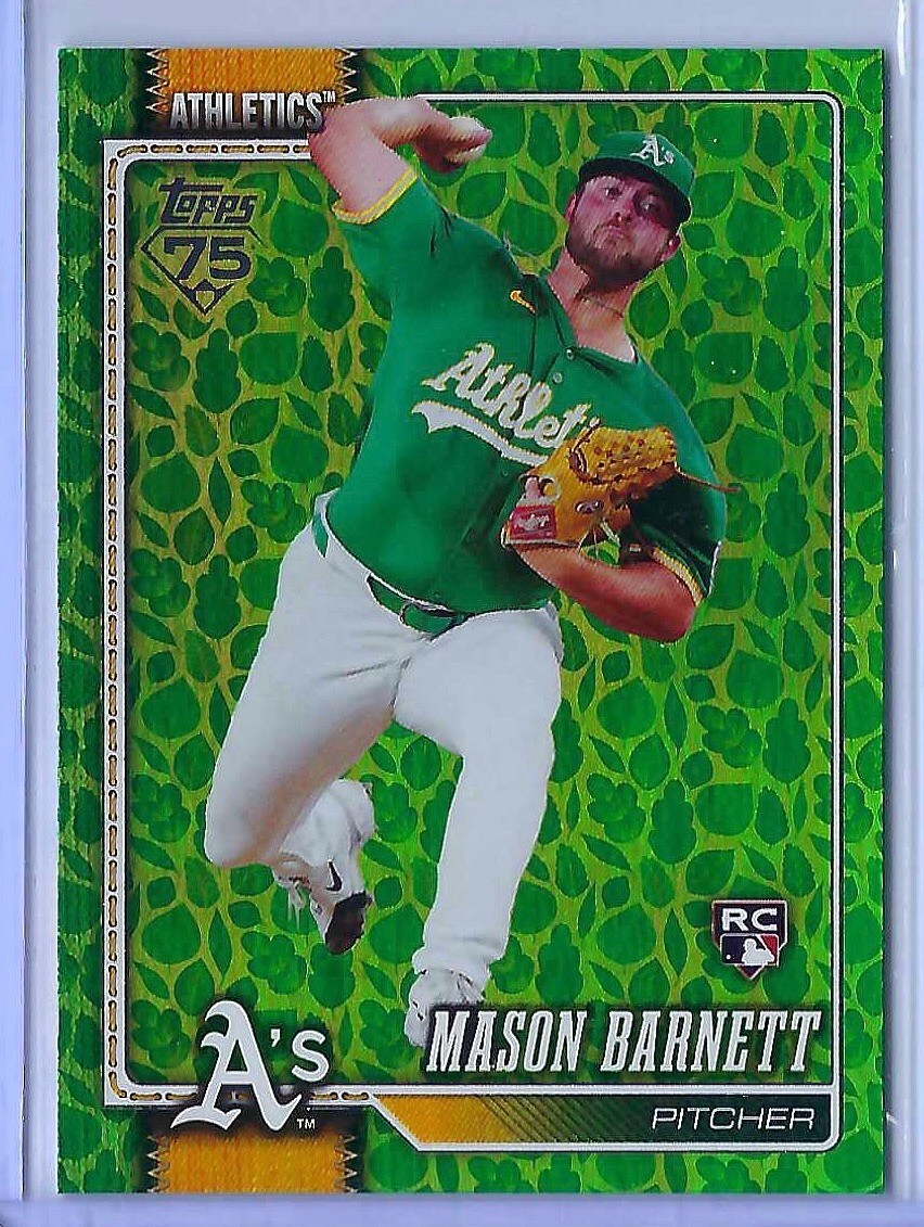 2026 Topps Holiday Green Foil MASON BARNETT RC #273 E1152