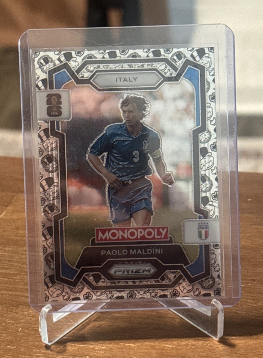 2026 Panini Prizm Monopoly World Cup Top Hat Tycoon #37 Paolo Maldini Italy SSP