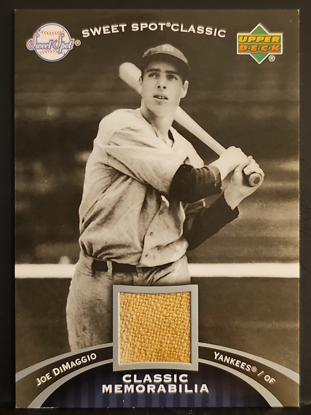 2007 Sweet Spot Classic Memorabilia Joe DiMaggio JERSEY HOF YANKEES