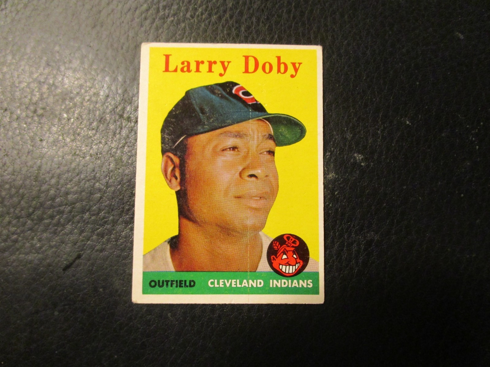 1958 TOPPS CARD#424 LARRY DOBY INDIANS EX+/EXMT PN#488