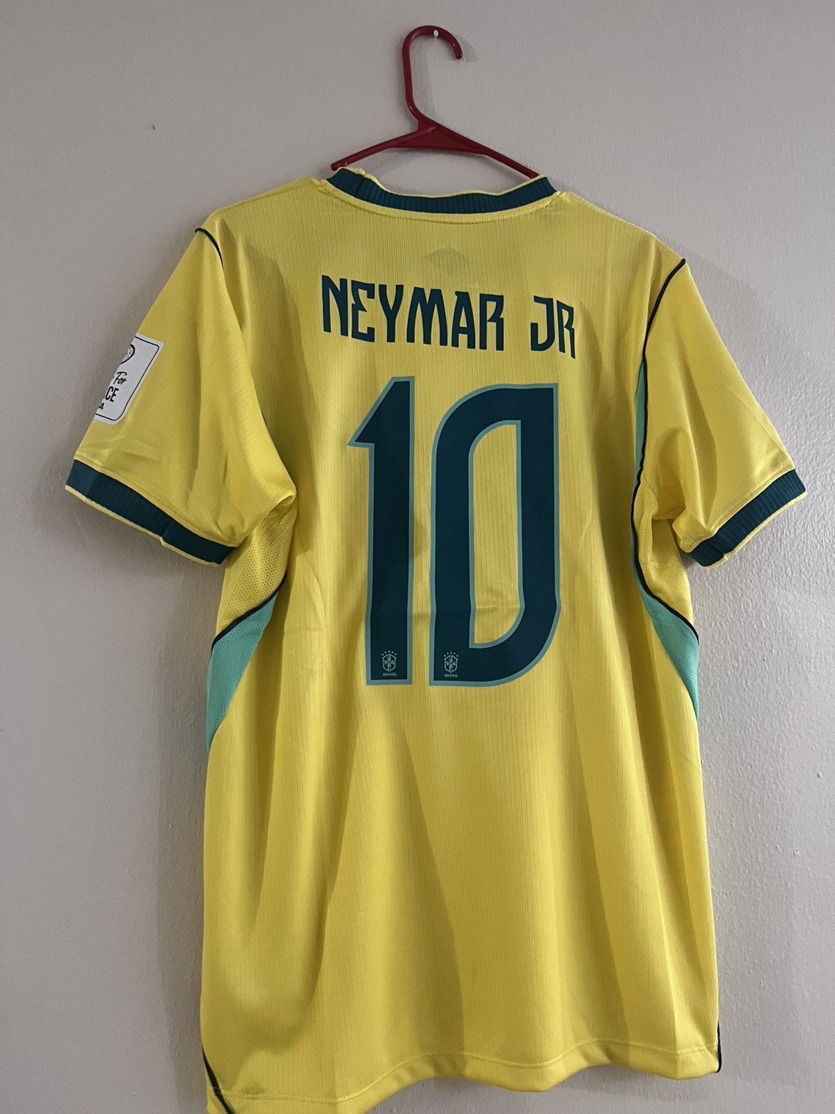 Brazil Men’s National Team 2026 Home Kit #10 Neymar Jr Size M