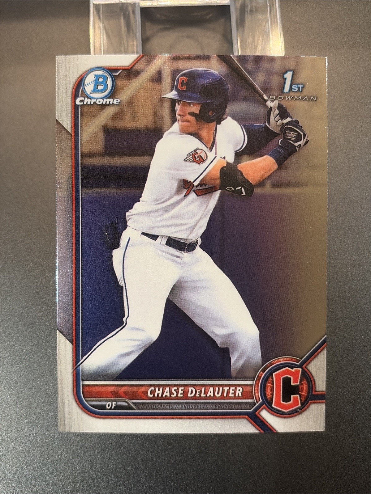 2022 Bowman Draft Chrome 1st CHASE DELAUTER Guardians #BDC-49