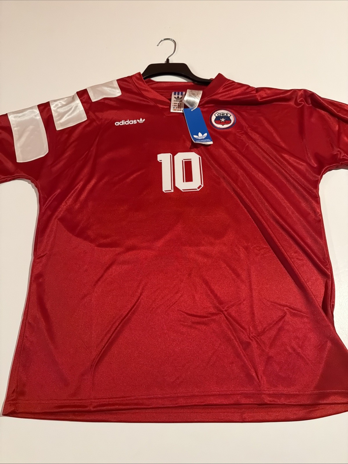 Adidas Originals CHILE HOME JERSEY 93/94 Jersey Sz L JN3716 Red Men’s NWT Soccer