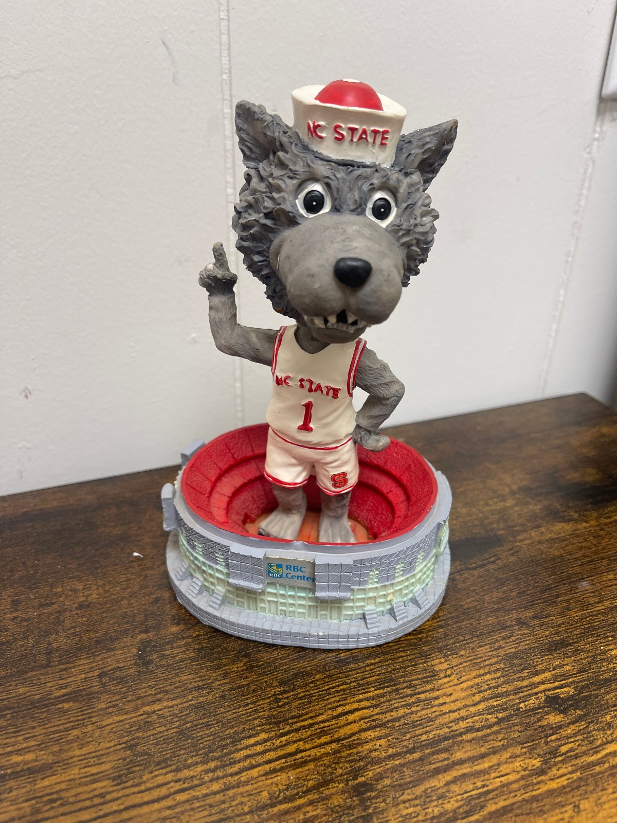 NC State NCSU Wolfpack Bobblehead Figurine Mascot 6.5” 2002 McDonald’s