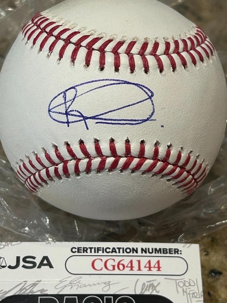 RAINIEL RODRIGUEZ ST LOUIS CARDINALS PROSPECT RARE SIGNED ROMLB BASEBALL JSA COA