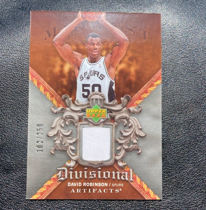 2007-08 Upper Deck Artifacts 102/250 David Robinson Divisional Game Jersey