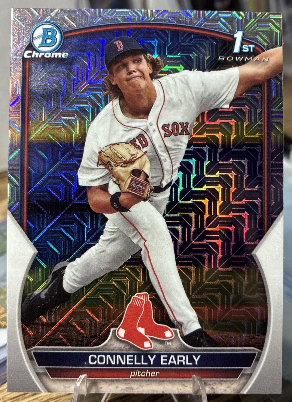 CONNELY EARLY 2023 Bowman Draft Chrome ASIA REFRACTOR 1st RED SOX LOW PRINT RUN