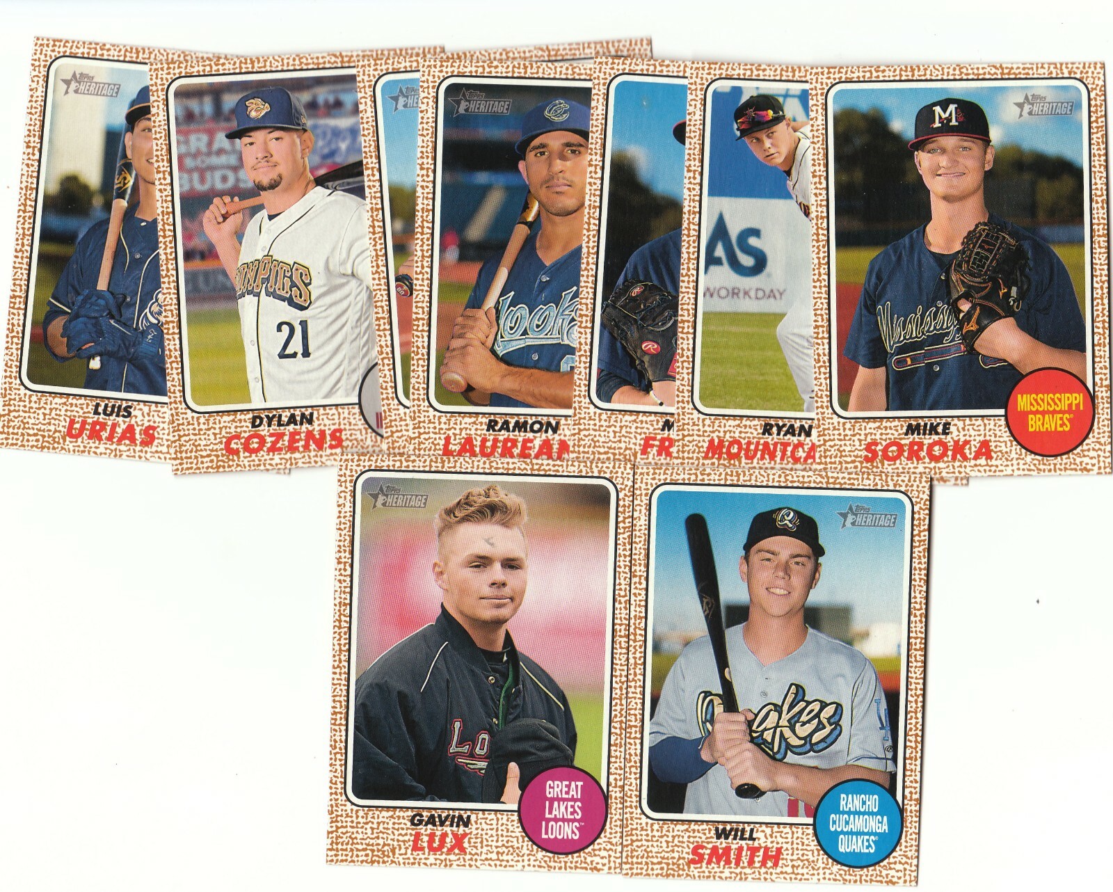 2017 Topps Heritage Minors #38 Tyler Badamo – Reno Aces
