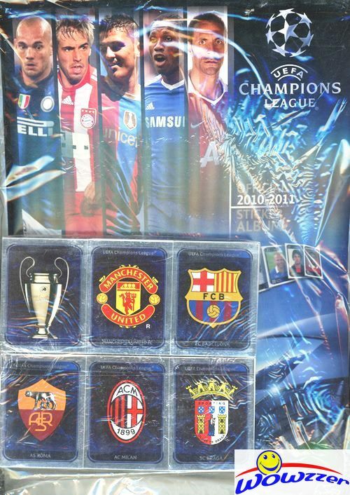 2010/11 Panini Champions League Complete 564 Stickers Set & Album-De Jong RC++
