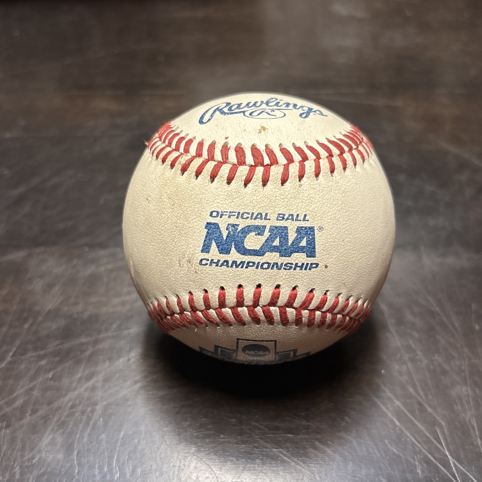 2021 NCAA College World Series Official Rawlings Baseball Game Rubbed