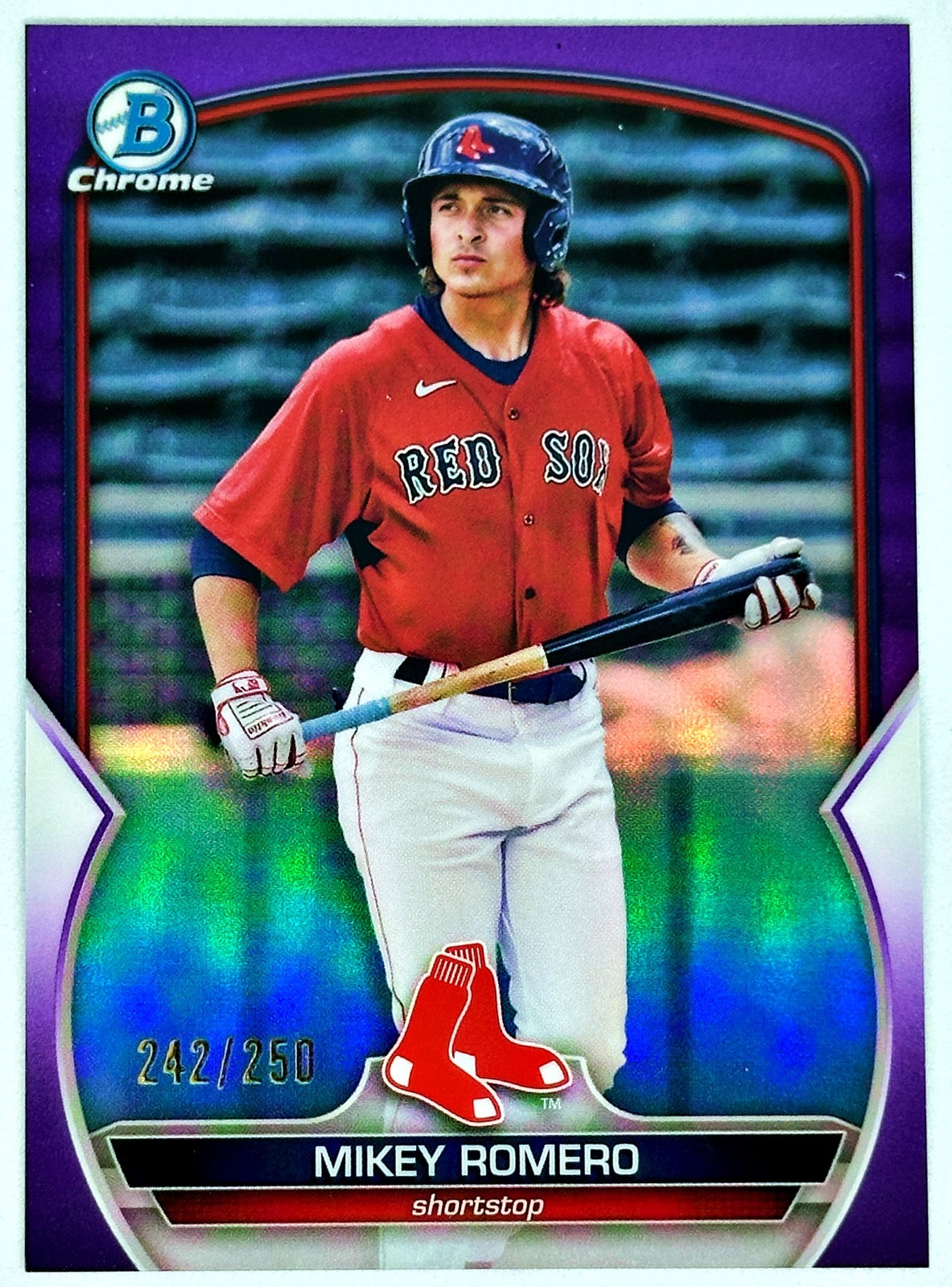 Mikey Romero 2024 Bowman Chrome #BCP-69 Purple /250