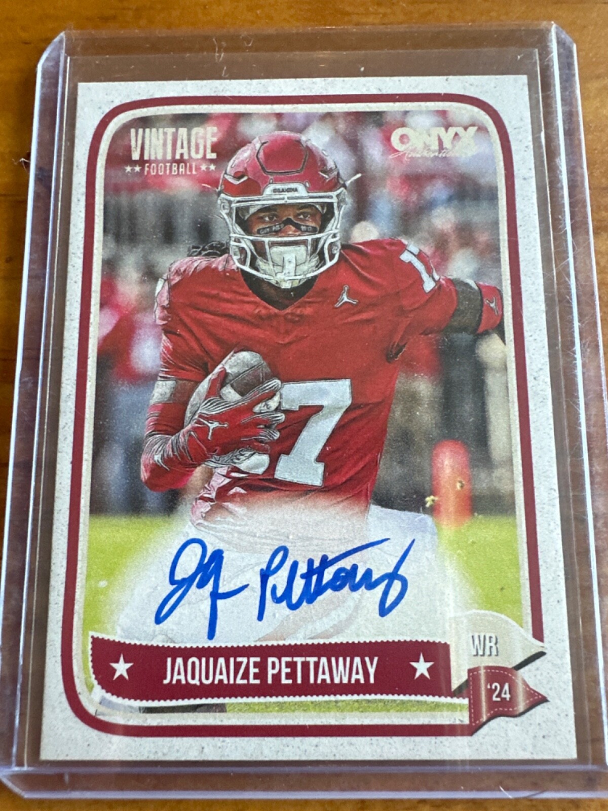 2024 Onyx Vintage Jaquaize Pettaway On card Auto