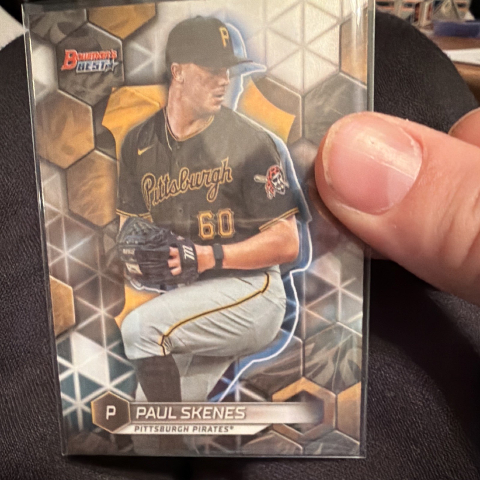 Topps 2023 Bowman’s Best Top Prospects Paul Skenes Rookie Insert #TP-22 Pirates