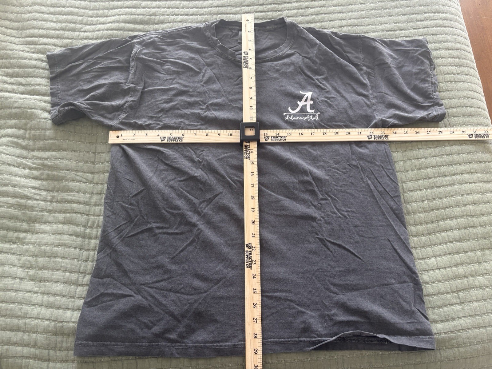 Alabama Crimson Tide Softball Comfort Colors Shirt XL EUC