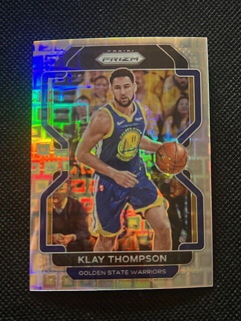 2021-22 Panini Prizm #92 Klay Thompson Pandora Prizm #/150 Warriors