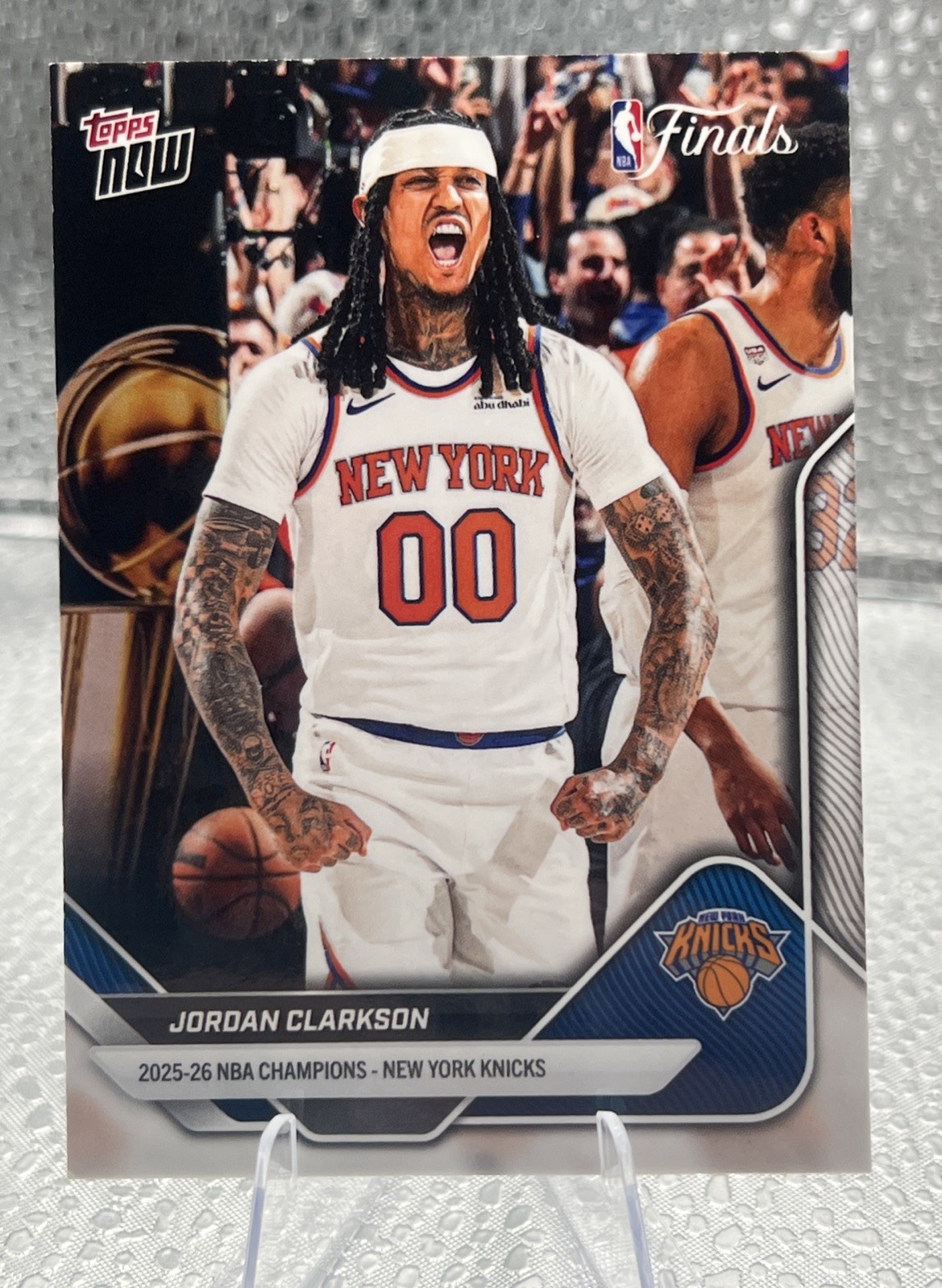 NEW Topps Now 2025-26 Jordan Clarkson C10 NBA Finals New York Knicks Card