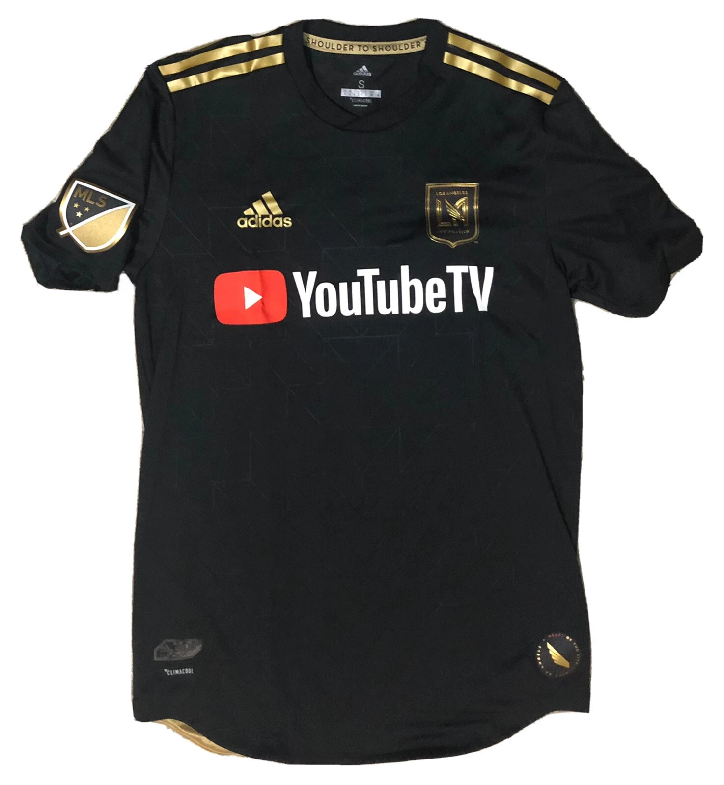 Los Angeles LAFC Adidas 2018 Jersey Black Climacool Men’s Size S Small NEW NWOT