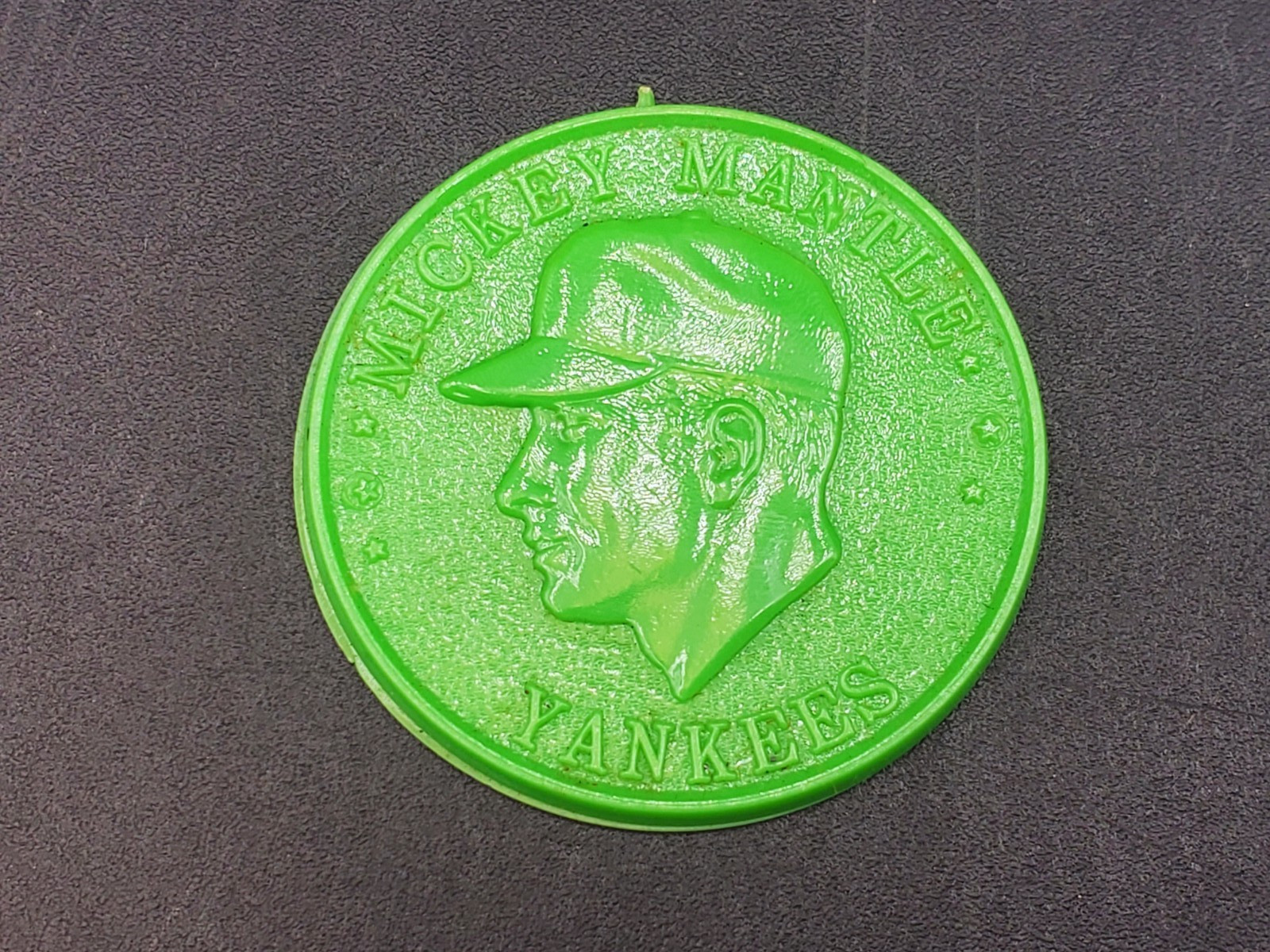 1960 Armour Baseball Coin Green Mickey Mantle
