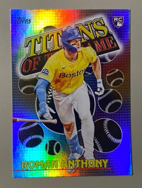 Roman Anthony #TOG-9 RC – 2026 Topps 75 – Titans of the Game – Boston Red Sox