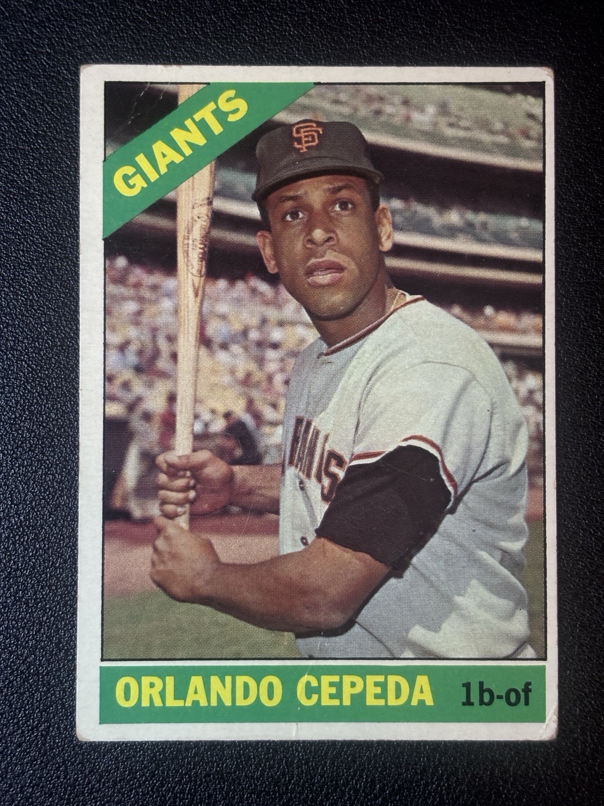 1966 Topps HOF Orlando Cepeda #132 San Francisco Giants Set Break VG
