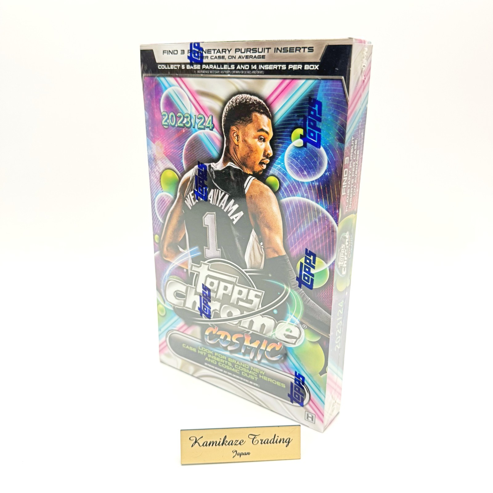 2023-24 Topps Cosmic Chrome Basketball Hobby Box Sealed Wembanyama Auto