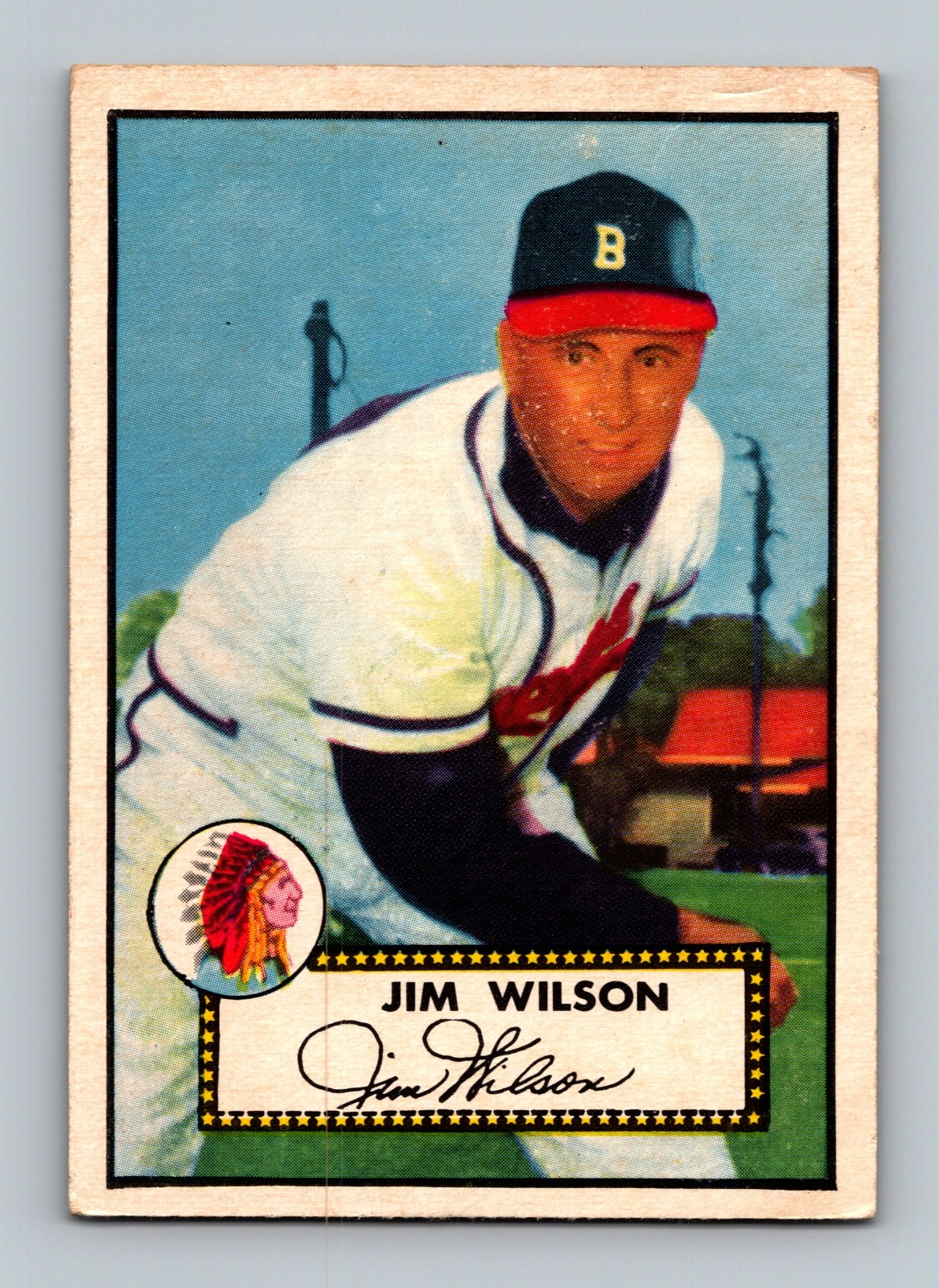 1952 Topps #276 Jim Wilson GD-VG Semi-High # Vintage Baseball Card