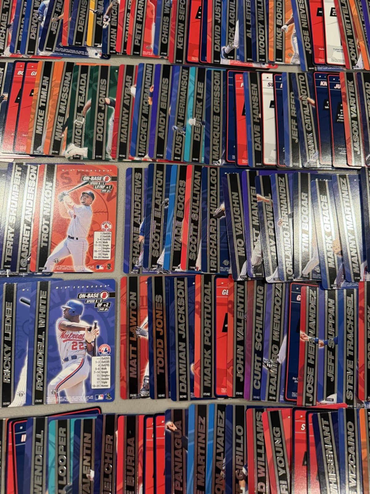 2000 MLB Showdown 1st First Edition lot of 317 Player and Strategy Cards!