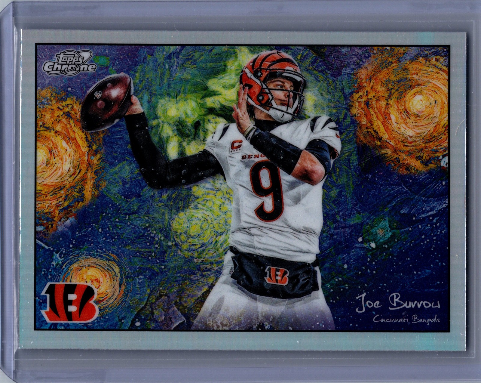 2025 Topps Chrome Cosmic #STN-13 Joe Burrow Stars in the Night