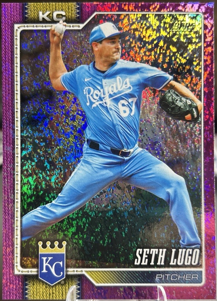 2026 Topps Series 2-#638 Seth Lugo Pink Holofoil
