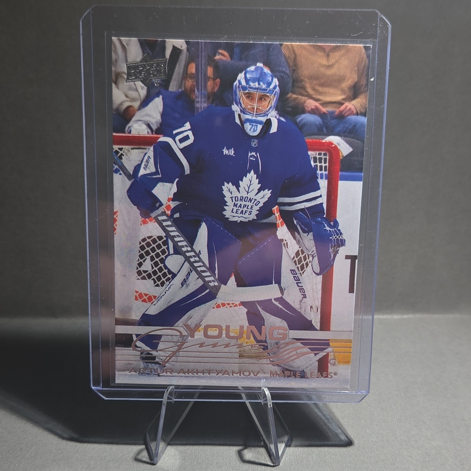 Upper Deck 2025-26 Young Guns Rookie Artur Akhtyamov #722 Maple Leafs