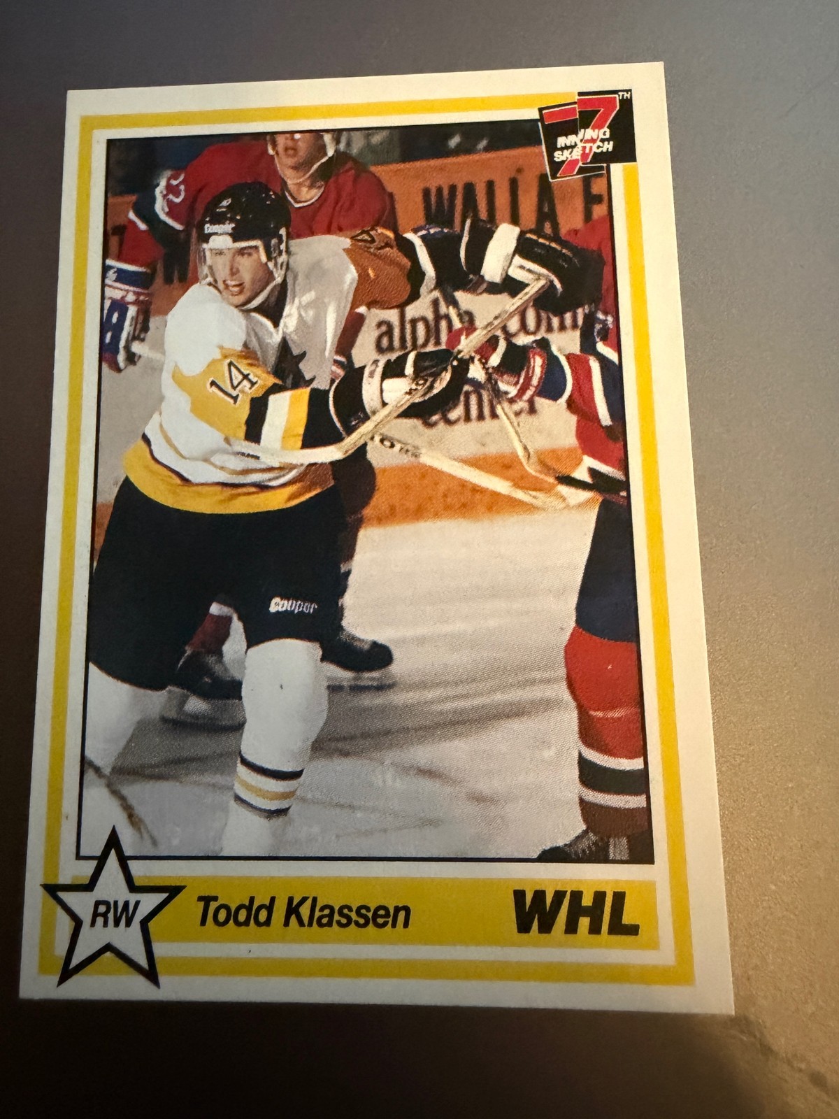 1990-91 7th Inning Sketch WHL #111 Todd Klassen