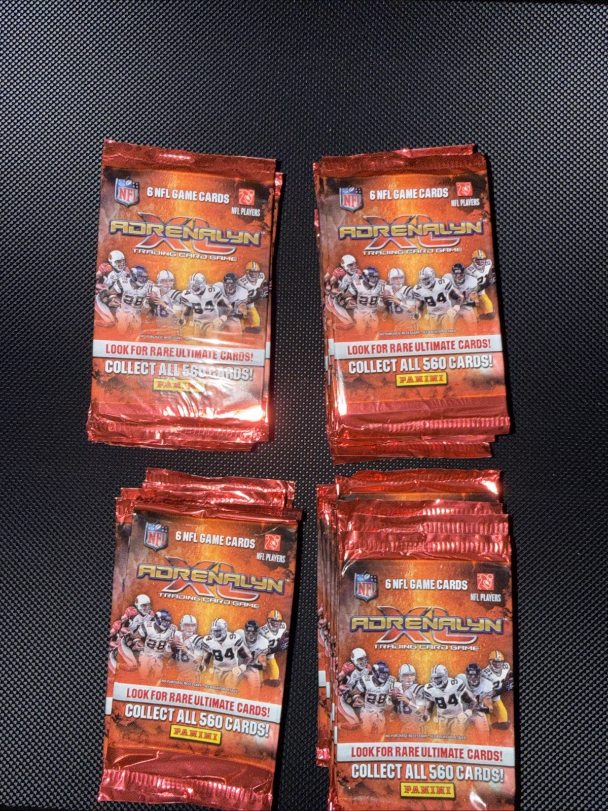 2010 NFL Adrenalyn XL Football Pack, Panini x50 Packs Sealed