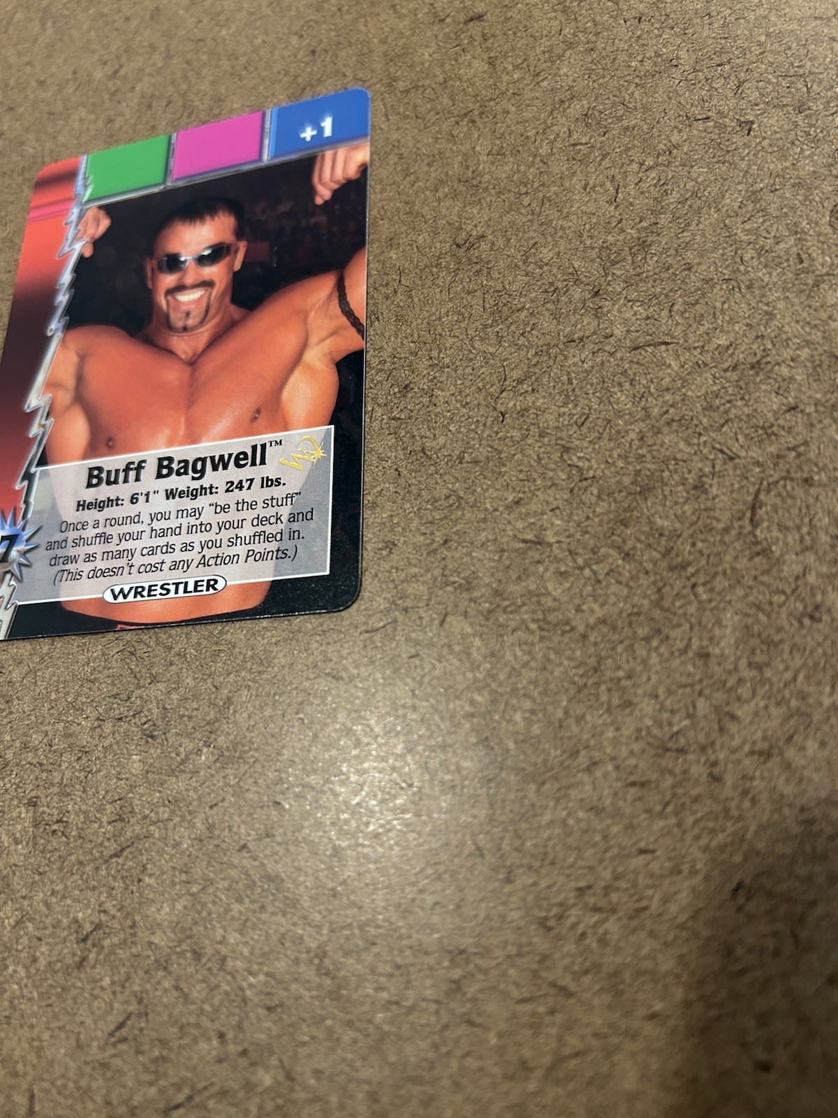 2000 WCW Nitro Trading Card Game – Promo Buff Bagwell Wizards of the Coast Stamp