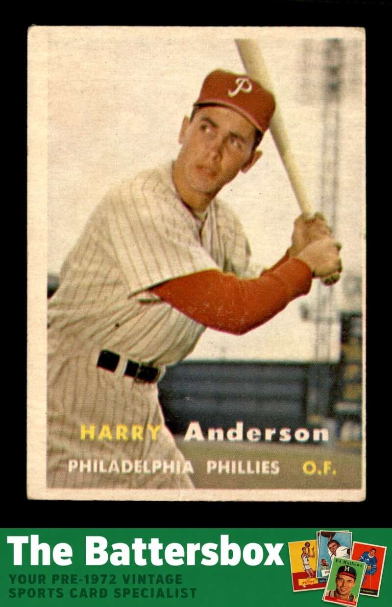 1957 Topps #404 Harry Anderson RC VG/VGEX X3777876