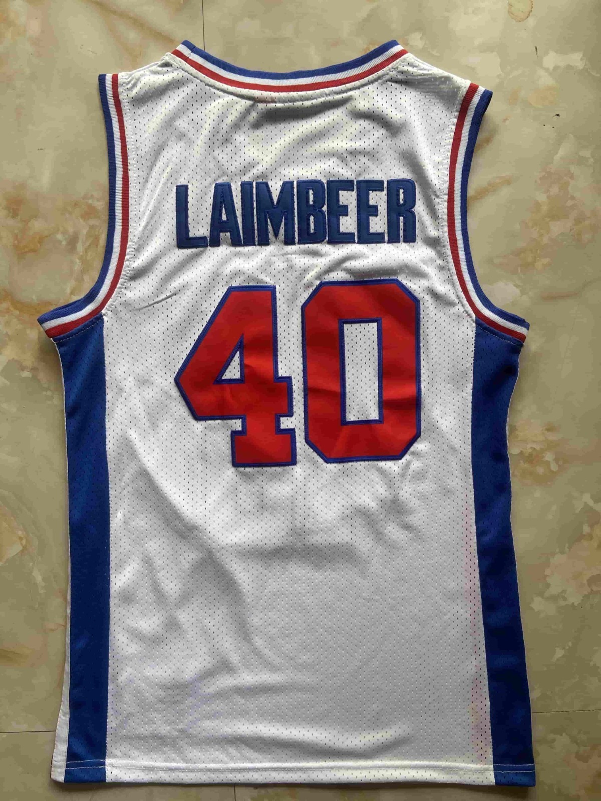 Bill Laimbeer Detroit Pistons Basketball Jersey – NWT – Multiple Sizes