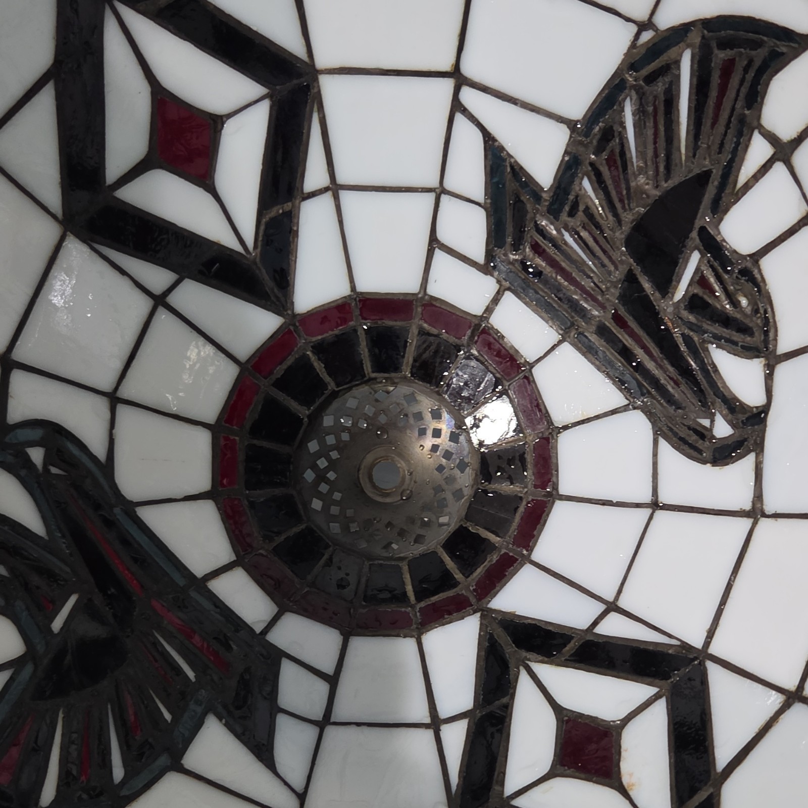 The Memory Company Atlanta Falcons NFL Stained Glass Style Lamp Shade