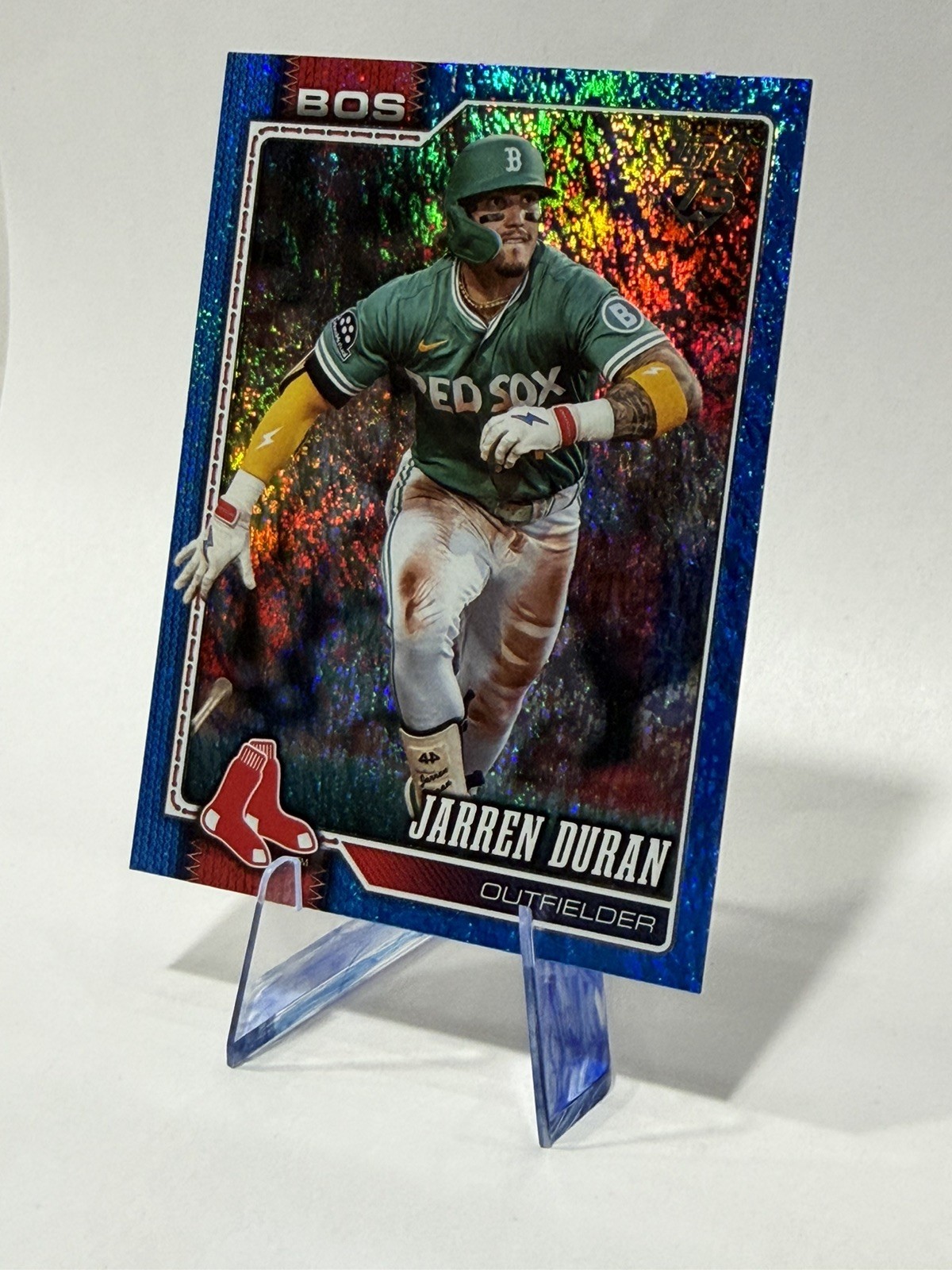 2026 Topps Series 2 – Jarren Duran Holo Foil Blue /150 #560 Boston Red Sox SP