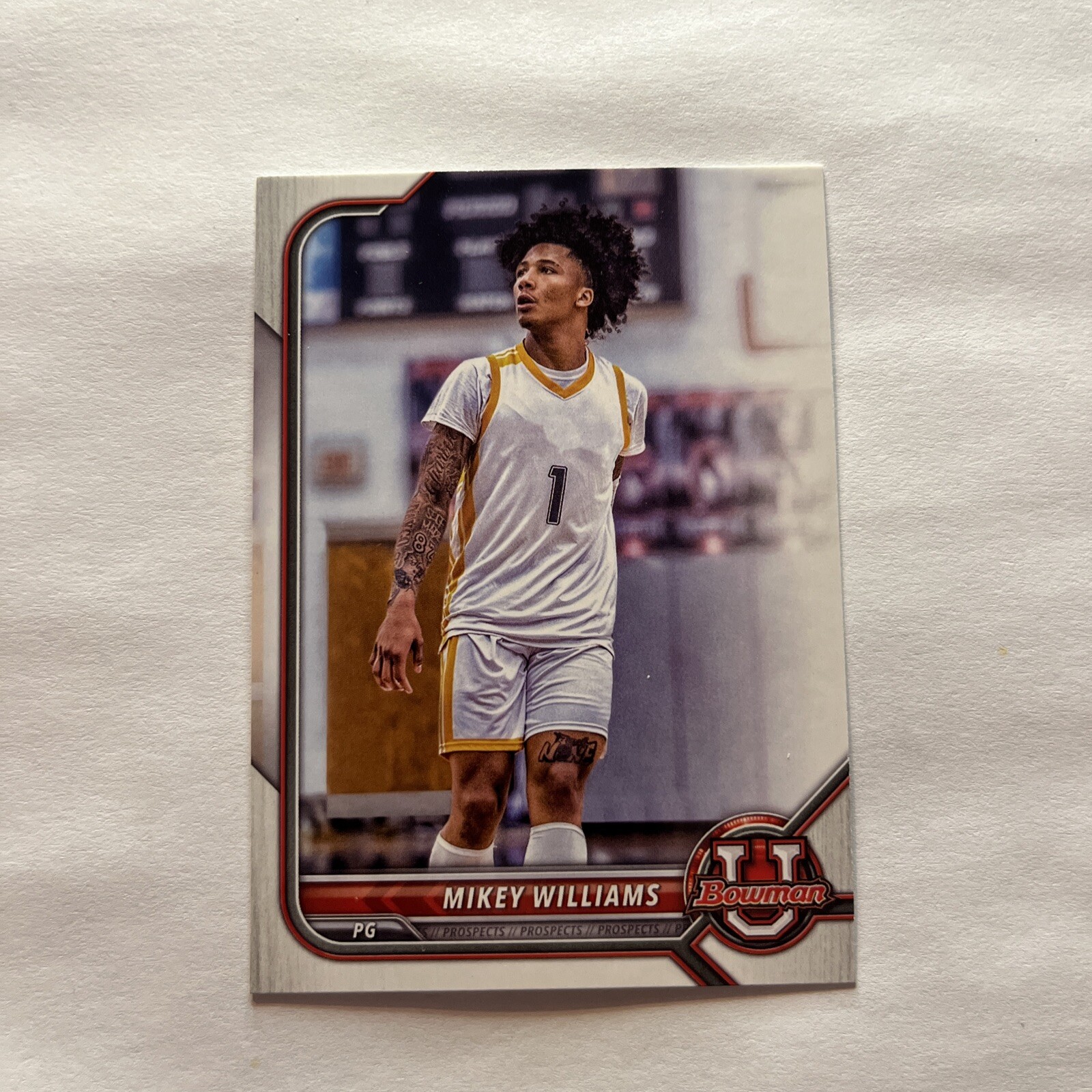 2021-22 Bowman University – #86 Mikey Williams (RC)