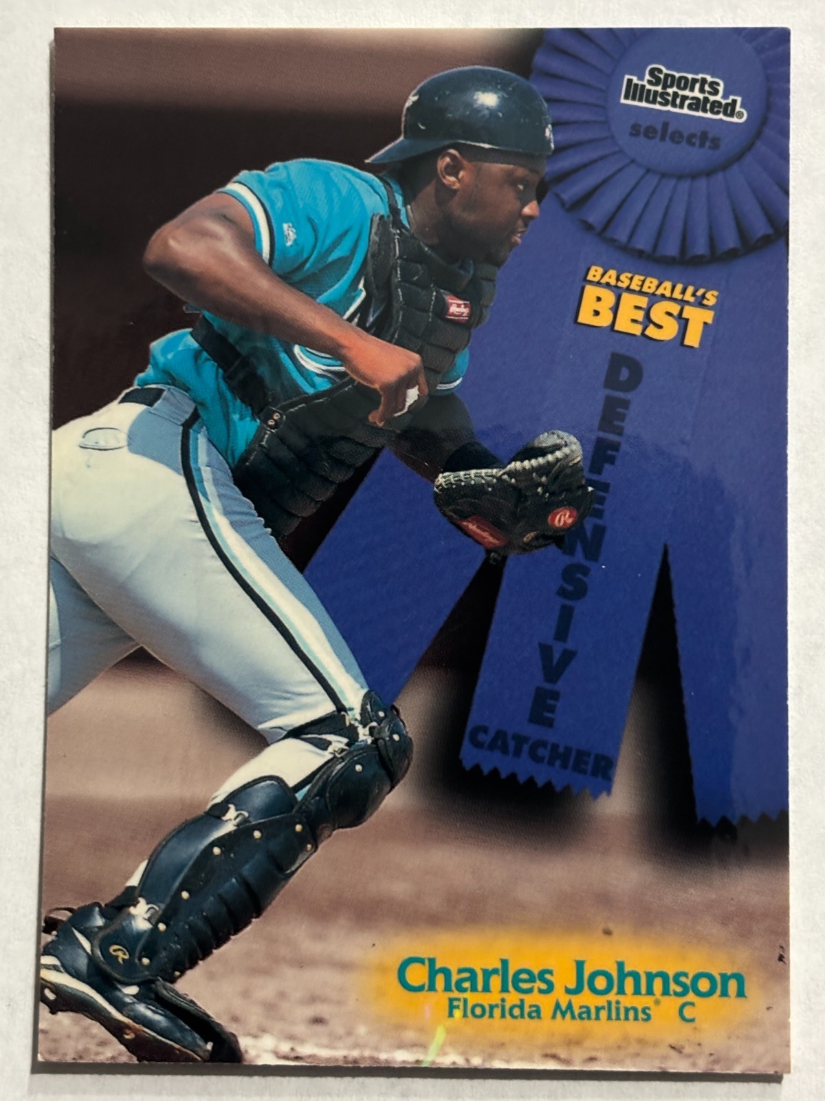 1998 Fleer Sports Illustrated #134 Charles Johnson Florida Marlins