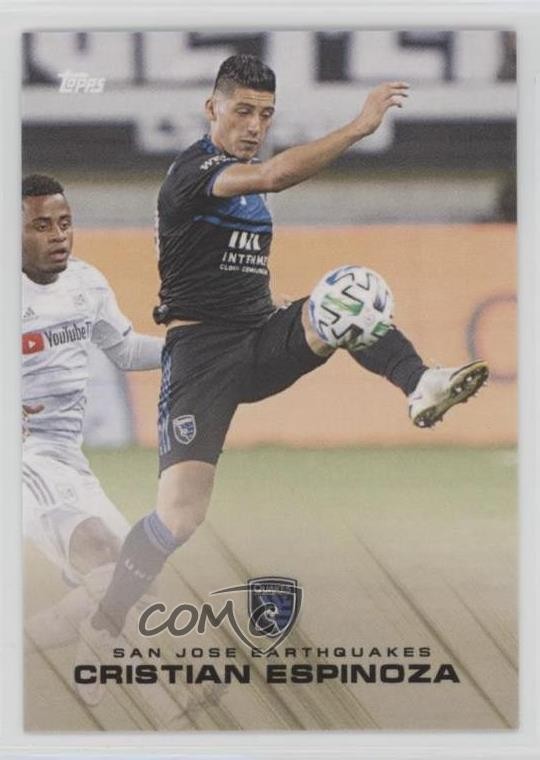 2020 Topps MLS Playoffs Cristian Espinoza #15 Rookie RC 2o7