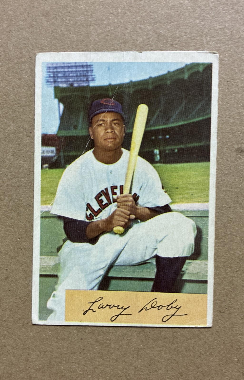 1954 Bowman #84 – Larry Doby (Read)