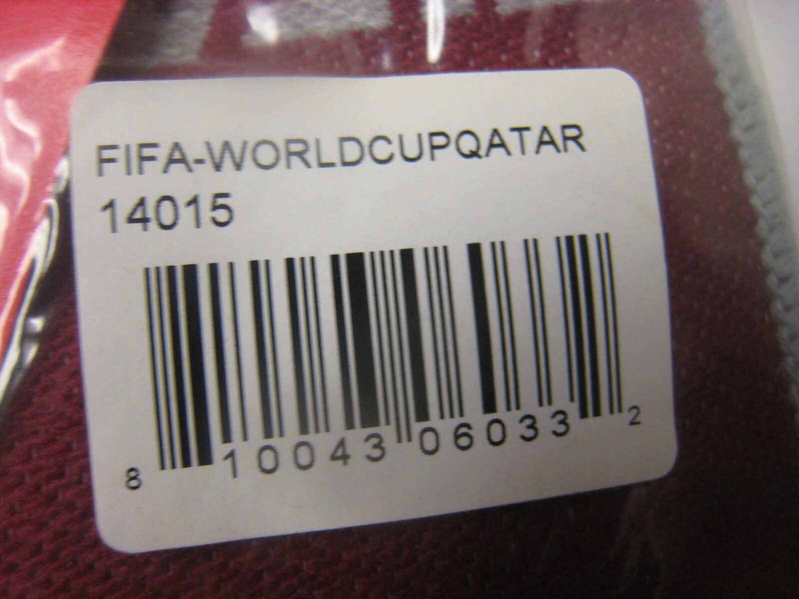 NWT Official FIFA License QATAR 2022 World Cup Matchup Scarf New seal