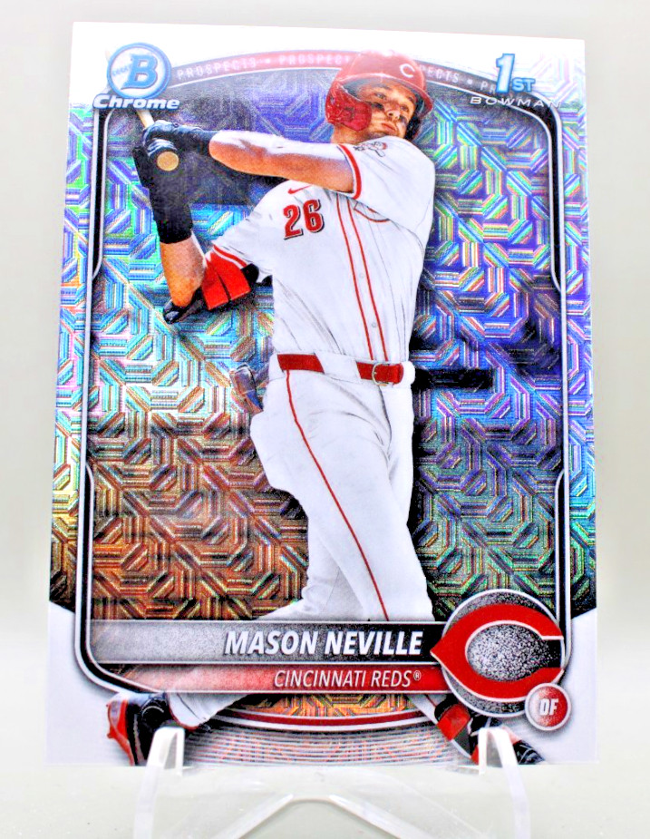2025 Bowman Draft Chrome Mason Neville #BDC-109 Mojo Refractor