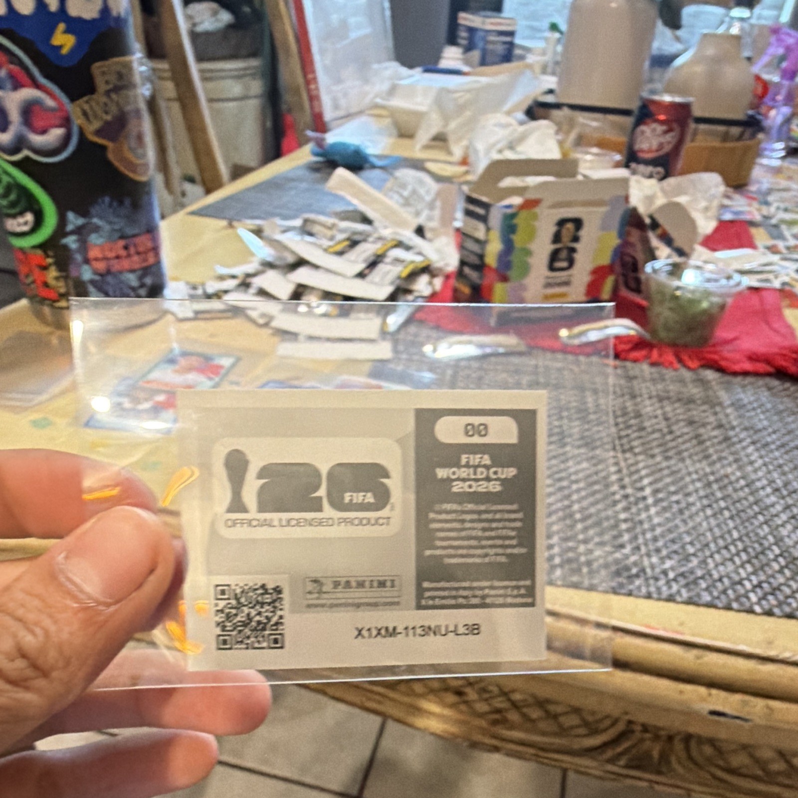 Panini FIFA World Cup 2026 Soccer Sticker #00 Hologram Non-Stuck