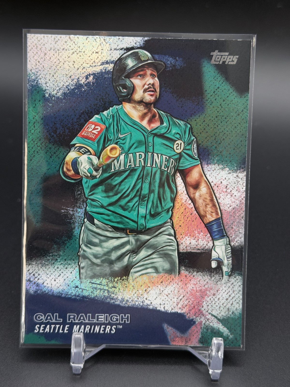 2026 Topps Series 2 STARS OF MLB Cal Raleigh #SMLB-54 – Seattle Mariners